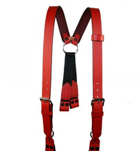 Load image into Gallery viewer, Leather Goods, BL Suspenders rectangular ring 9177ABS