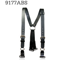 Load image into Gallery viewer, Leather Goods, BL Suspenders rectangular ring 9177ABS
