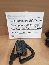 Load image into Gallery viewer, USED: MSA Clear comm. lapel mic
