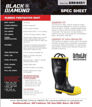 Load image into Gallery viewer, Black Diamond 16" Rubber boot.
